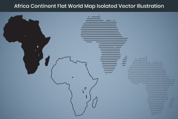 Africa Continent Flat World Map Vector: Free Graphics Review