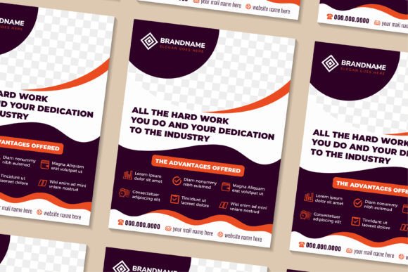 All the Hard Vertical Flyer: Graphics & Print Templates Review