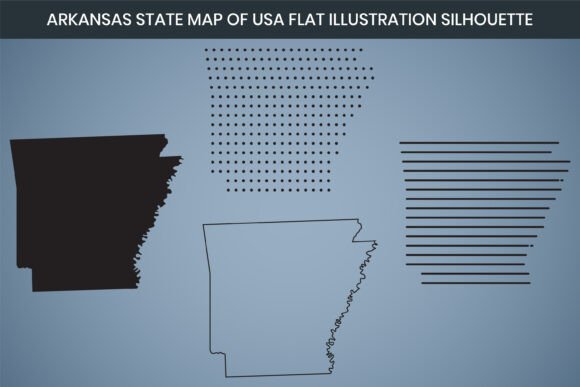 Arkansas State Hand Drawn Outline Map Review