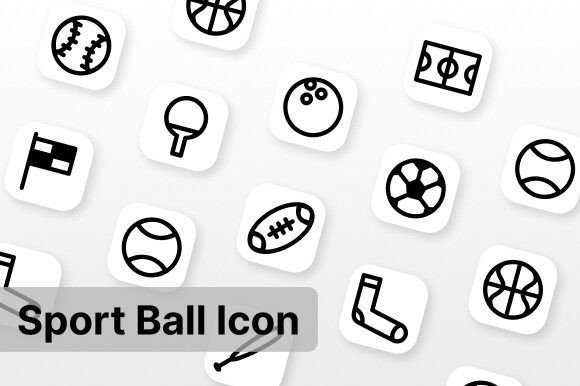 Ball Sport Icon: A Designer's Review for Graphics & Icons