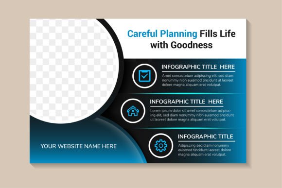 Careful Planning Horizontal Flyer: Graphics & Print Templates Review