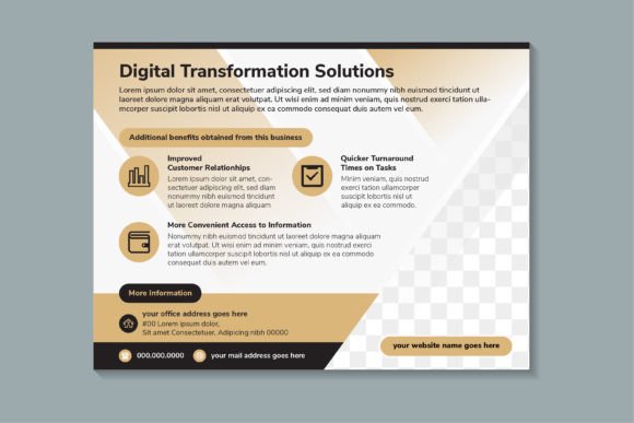 Digital Transformation Horizontal Flyer: An Embroidery Designer’s Take