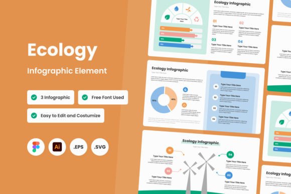 Ecology Infographic Template V4: Fresh Graphics for Infographics