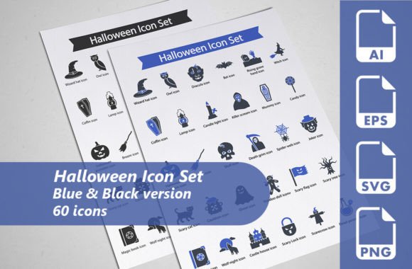 Halloween Icon Set: Graphics & Icons for Digital Sellers