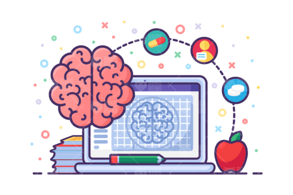 Medical Brain Research Graphics & Illustrations Review
