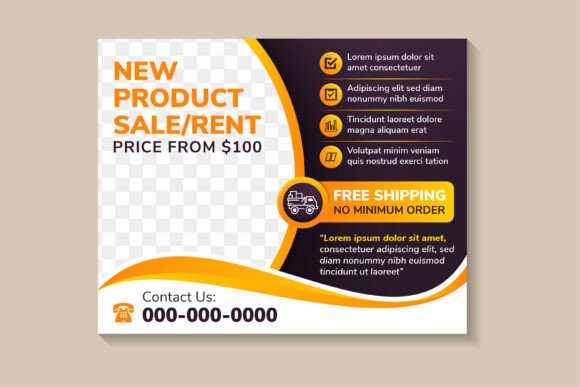 New Product Horizontal Banner: Social Media Graphics Review