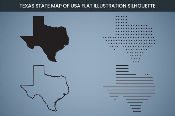 Texas Hand Drawn Map: Free Graphics for Publishers