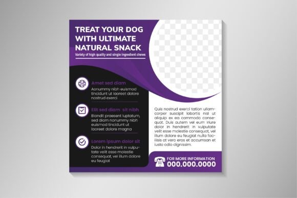 Treat Your Dog Square Banner: Craft-Ready Graphics Review