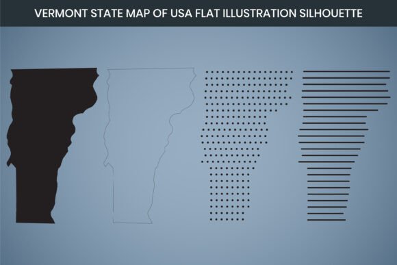 Vermont Hand-Drawn Map: Freebie Graphics for Designers