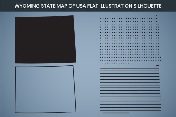 Wyoming State Hand Drawn Outline Map USA – Free Graphics Asset